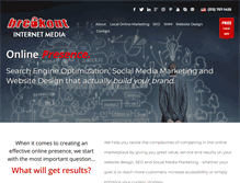 Tablet Screenshot of breakoutinternetmedia.com